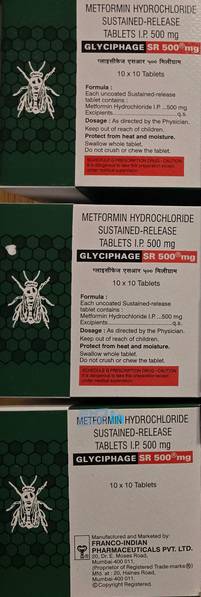 메트포르민 글리시파지 SR 500mg 500정 photo review