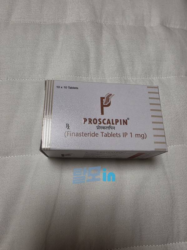 프로스칼핀 600정 photo review