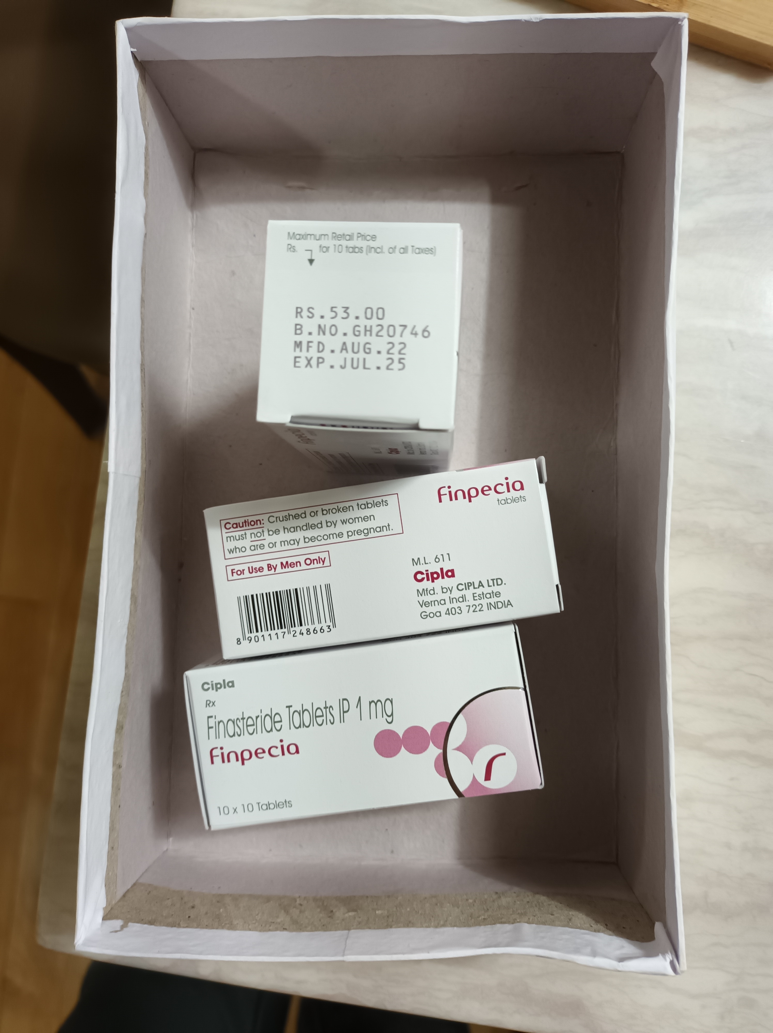 Finpecia150 photo review